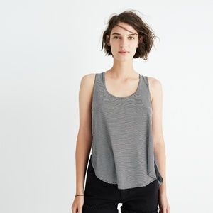 Madewell strum tank top in doran stripe